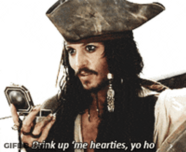 Jack Sparrow Pirate Of The Caribbean Yo Ho GIF
