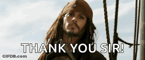 Jack Sparrow Saying Thank You GIF