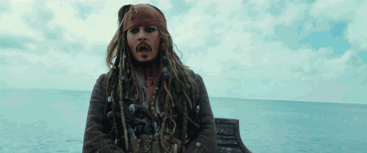 Jack Sparrow Shock GIF