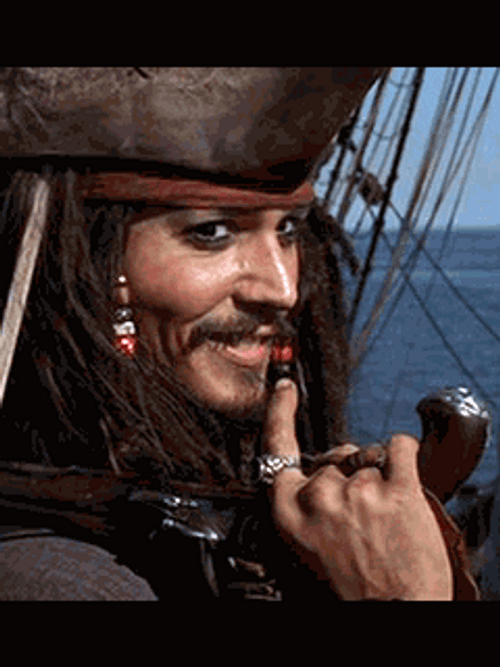 Jack Sparrow Smiled Serious GIF
