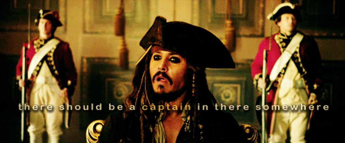 Jack Sparrow There Should Be Captain GIF