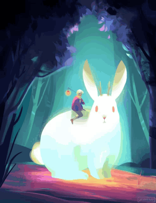Jackalope Bunny GIF