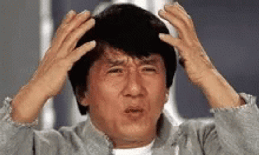 Jackie Chan Feeling Confused GIF