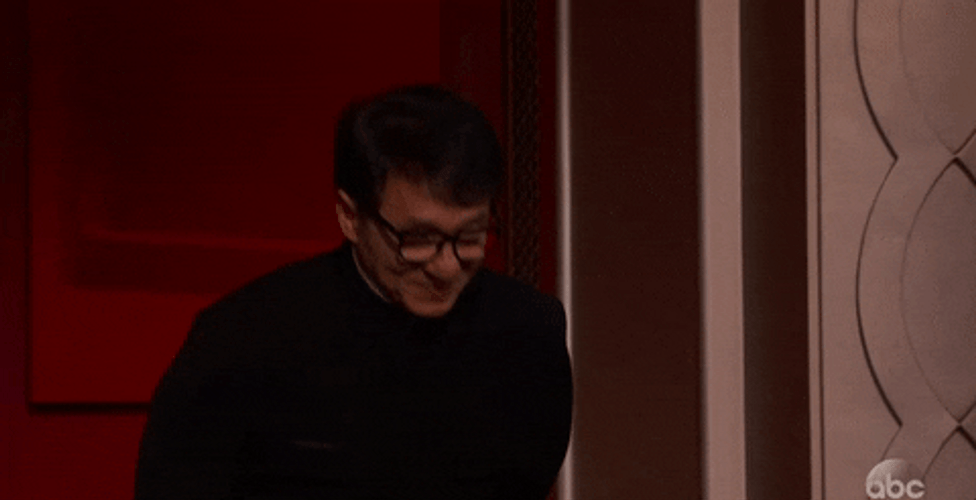 Jackie Chan Greetings Bow GIF