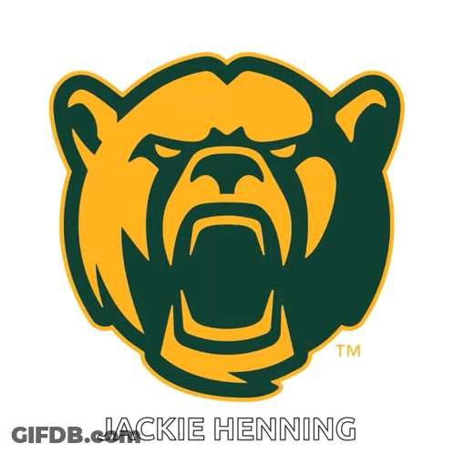 Jackie Henning Logo Bear Head GIF