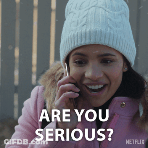 Jackie Howard Happily Asks You Serious Clark GIF