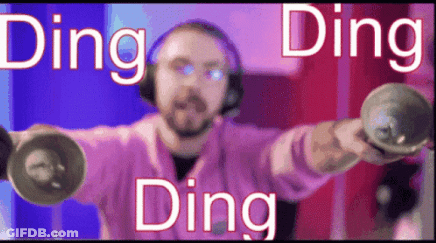 Jacksepticeye Funny Ding Ding Ding Bell GIF