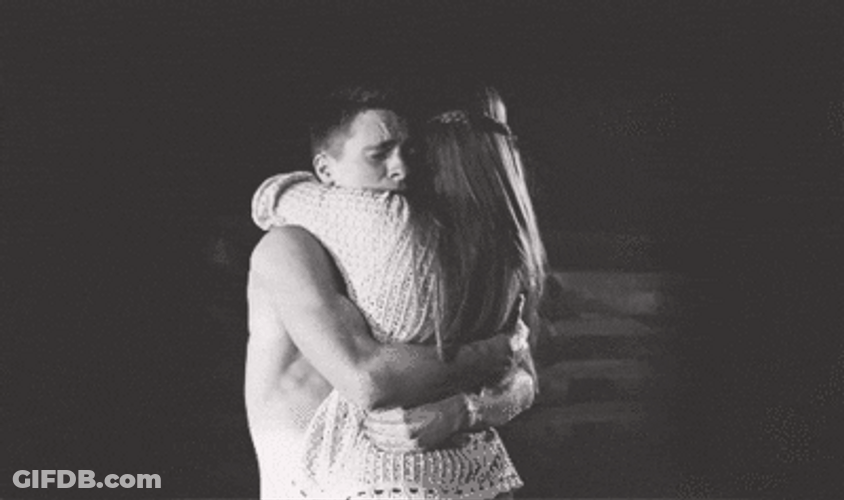 Jackson And Lydia Martin Hug GIF
