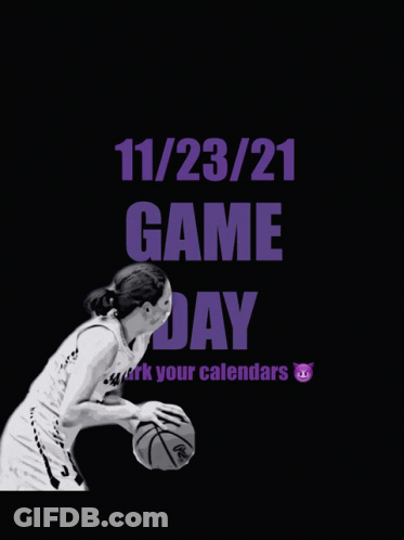 Jackson Basketball Game Day Poster GIF