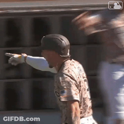 Jackson Merrill Jumping Running Shows Excitement GIF