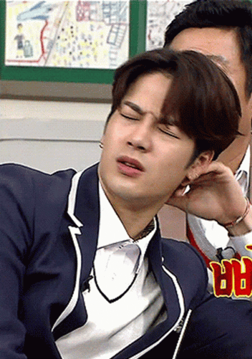 Jackson Wang Annoyed Headache GIF