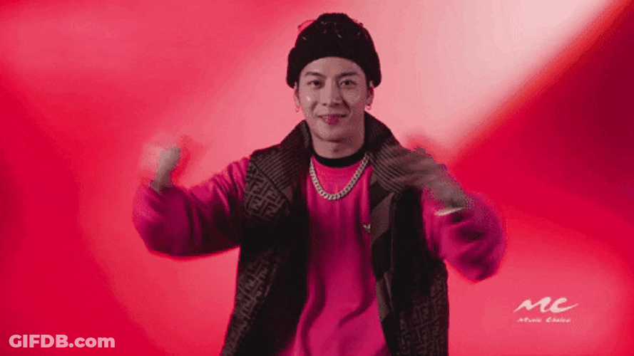 Jackson Wang Hello GIF