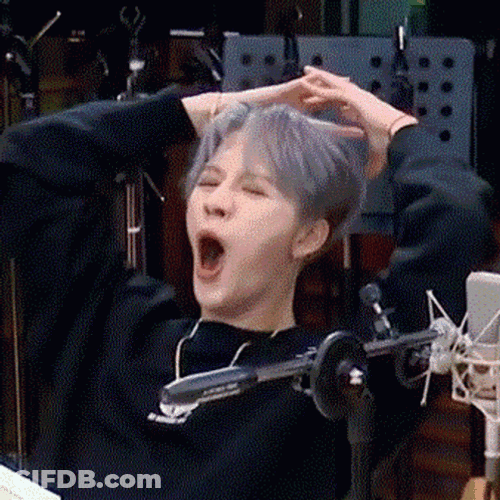 Jackson Wang Yawn Oops GIF