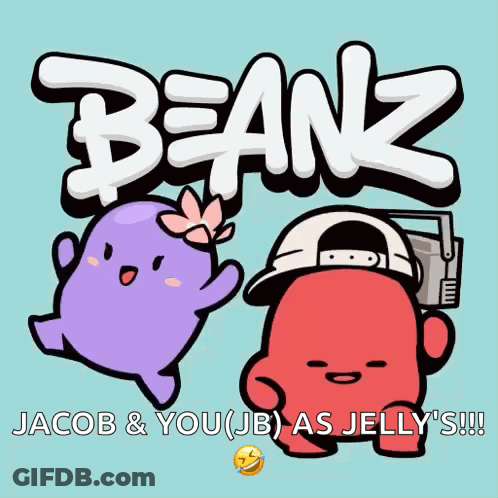 Jacob And JB As Jelly On Poster GIF