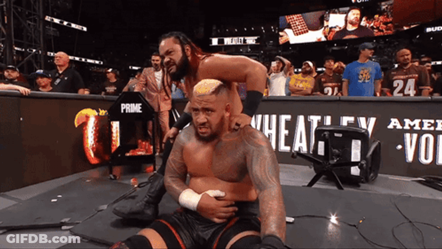 Jacob Fatu And Solo Sikoa Screaming GIF