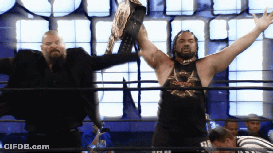 Jacob Fatu Raising His Arms GIF