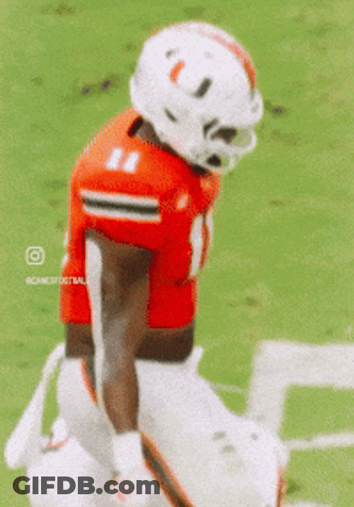 Jacurri Brown Miami Hurricanes GIF