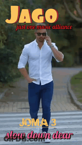 Jago Just One Music Alliance Man Talking On Cell Phone GIF