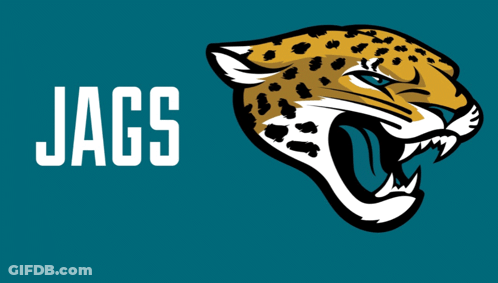 Jaguar Logo Saying Jags Win GIF