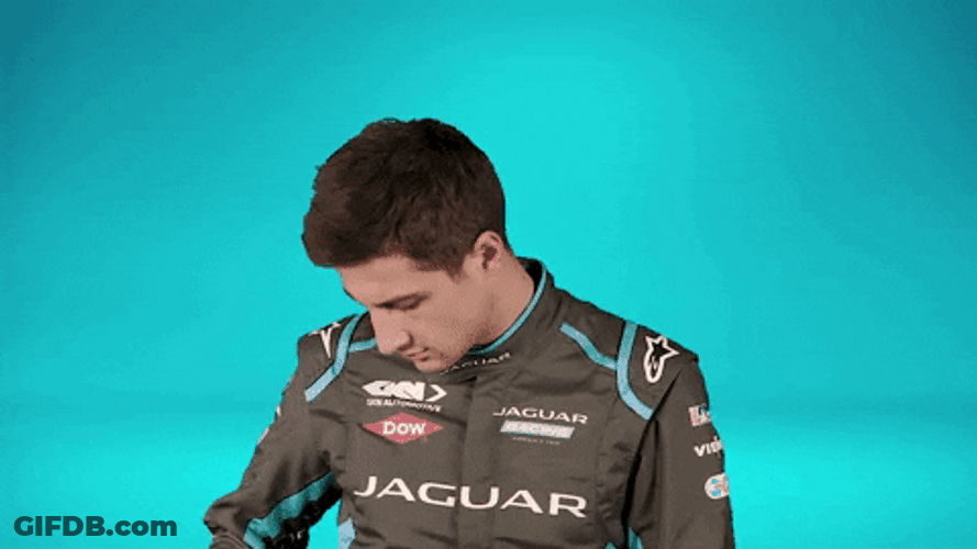 Jaguar Mitch Evans Taking Picture GIF