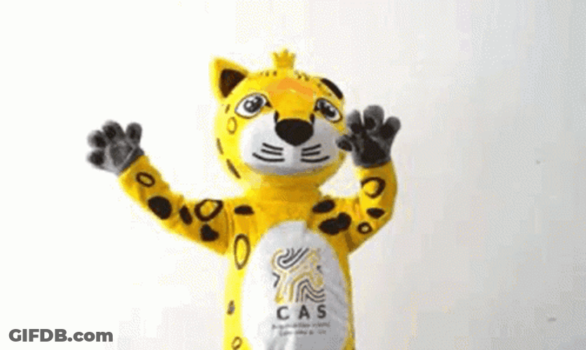 Jaguar Yellow Mascot GIF