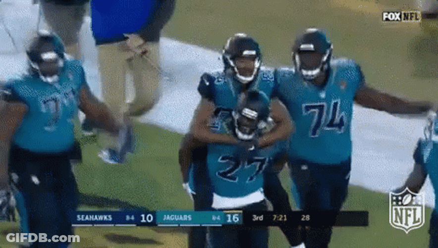 Jaguars Horse Back Ride GIF