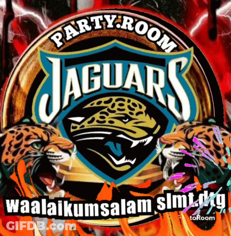 Jaguars Logo With Two Jaguars GIF