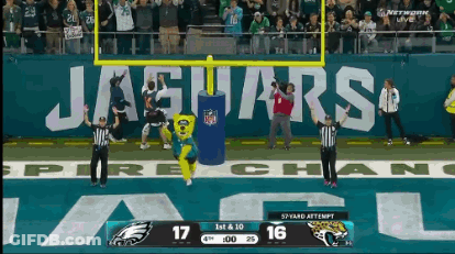 Jaguars Vs Eagles Football Game GIF