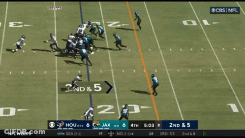 Jaguars Vs Houston Football Game On CBS GIF