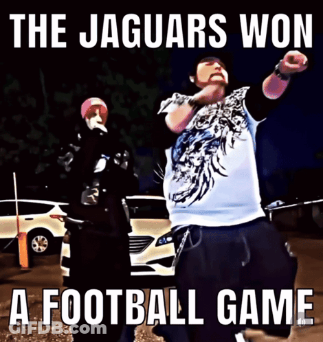 Jaguars Won Football Game Poster GIF