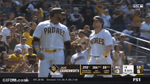 Jahe Cronenworth Padres Baseball Player GIF