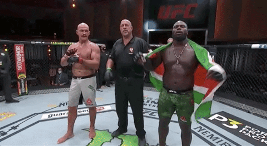 Jairzinho Rozenstruik Raises Suriname Flag GIF