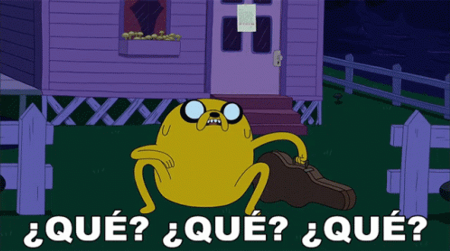 Jake Adventure Time Que GIF
