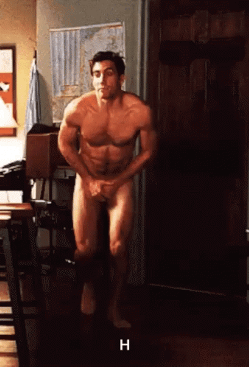 Jake Gyllenhaal Running Naked GIF