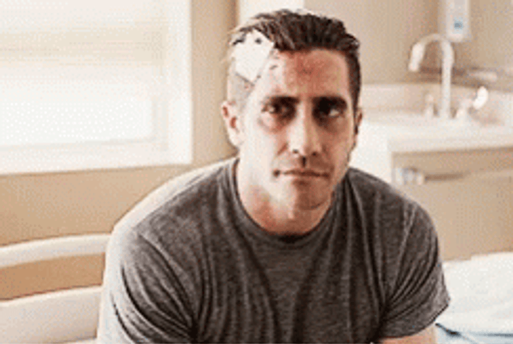 Jake Gyllenhaal Thinking Injured GIF