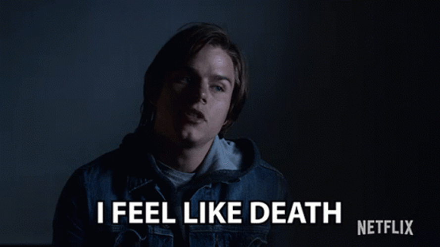 Jake Manley Feeling Like Death GIF