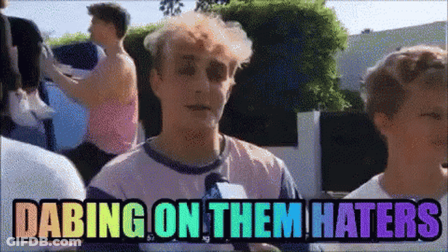Jake Paul Dabbing On Them Haters GIF
