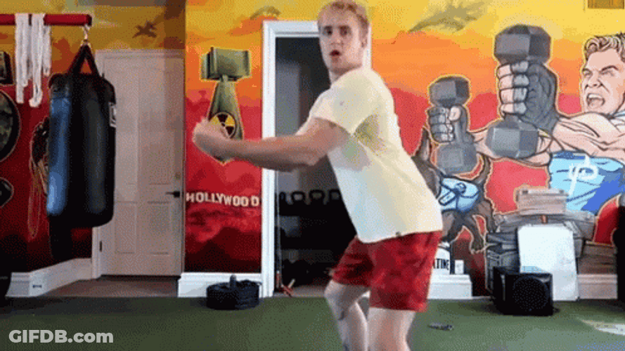 Jake Paul Exercise GIF