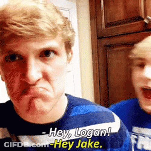 Jake Paul Hey Logan GIF