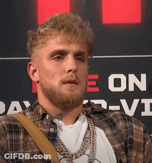 Jake Paul Stands Up GIF