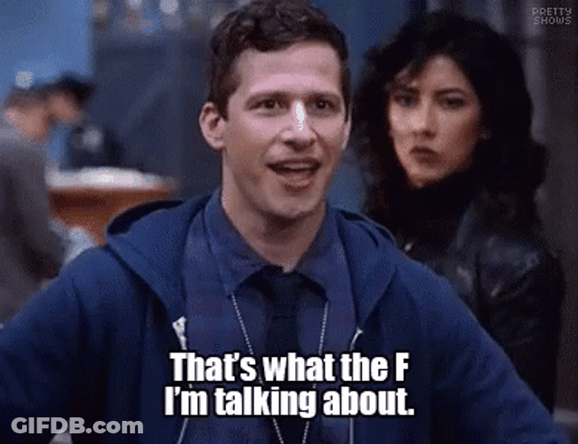 Jake Peralta The Office Thats What Im Talking About GIF