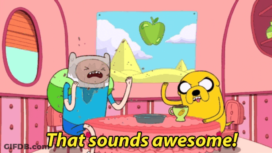 Jake The Dog At Restaurant GIF