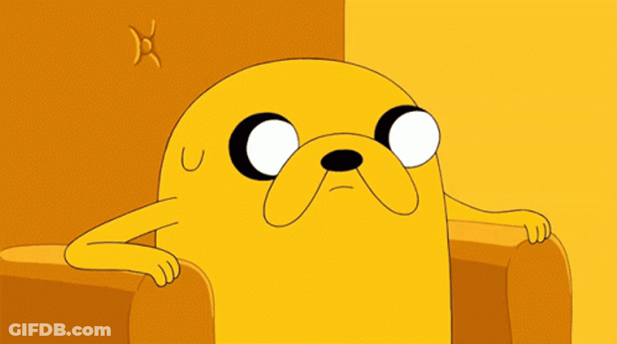 Jake The Dog Laughing GIF