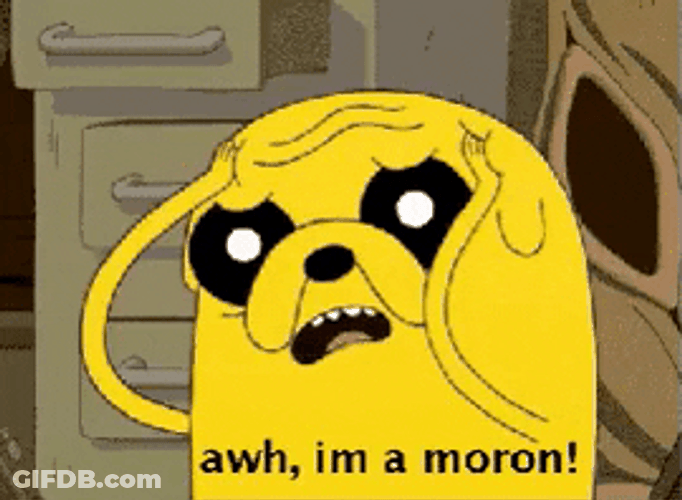 Jake The Dog Moron Reaction Mormon GIF