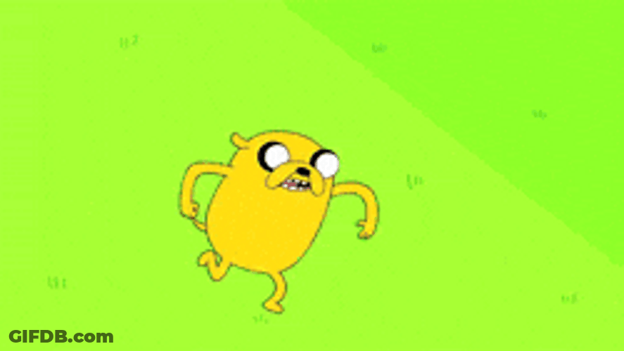 Jake The Dog Running Fast GIF