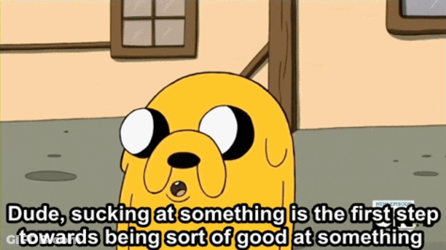 Jake The Dog Walking And Ranting GIF
