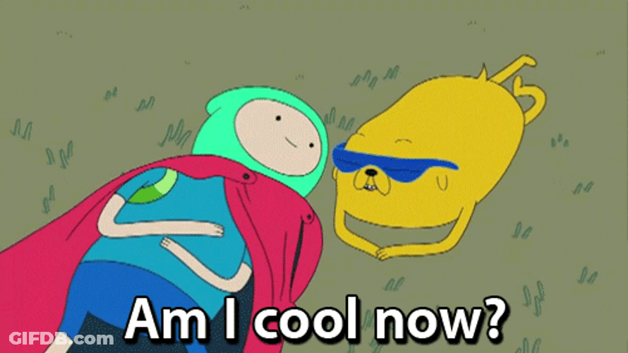 Jake The Dog Wearing Shades GIF