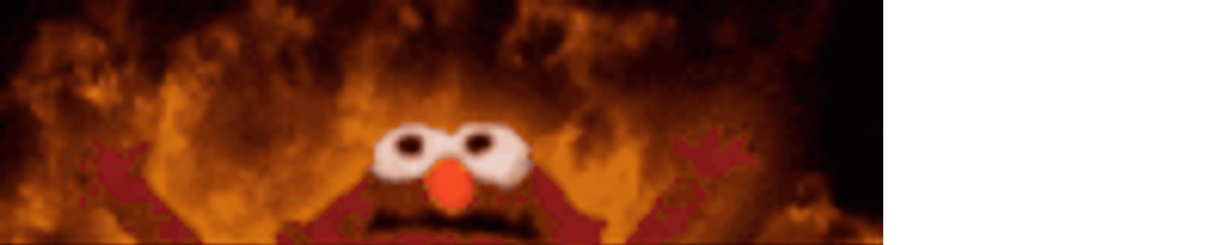 Jakes Fire Elmo Sticker GIF