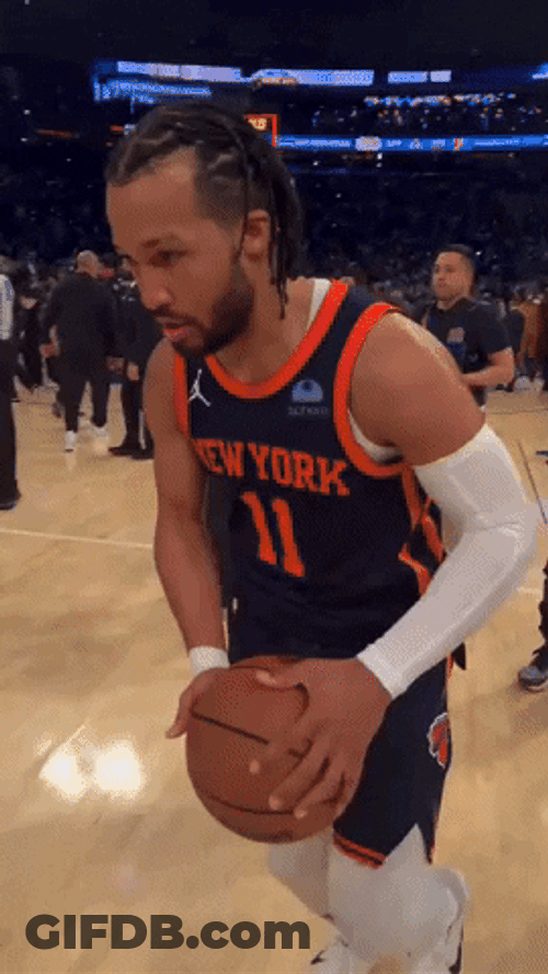 Jalen Brunson Celebration Moment Pure Joy GIF