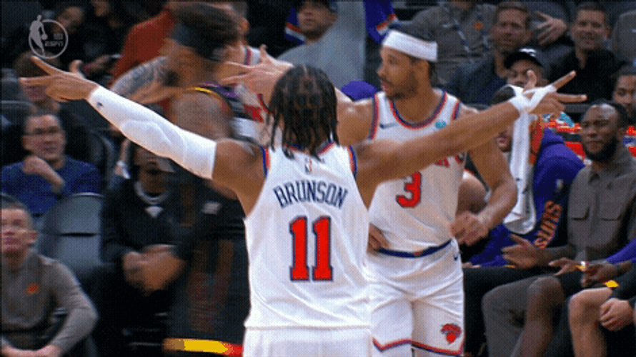Jalen Brunson Celebration Pure Magic Running GIF